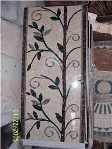 Marble Mosaic,Green Mosaic Pattern,China Green Mosaic,Polished Mosaic