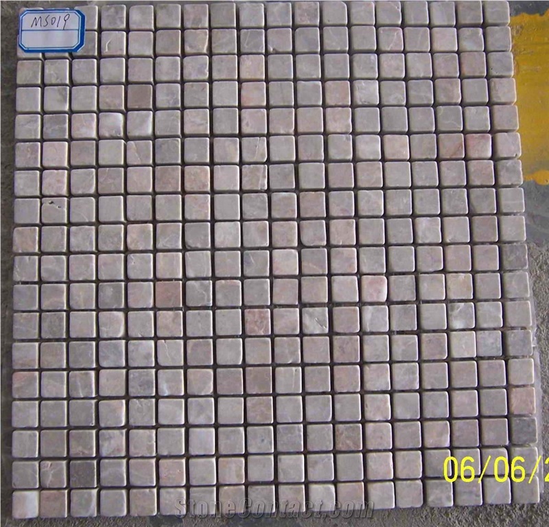 Marble Moscaic,China Pink Mosaic,Polished Mosaic
