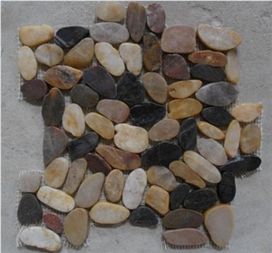 Mixed Flat-Split Pebble Tile,Mesh Pebble Tile,Mixed Pebble Mesh Stone Mixed Flat-Split Pebble Tile,Mesh Pebble Tile,Mixed Pebble Mesh Stone