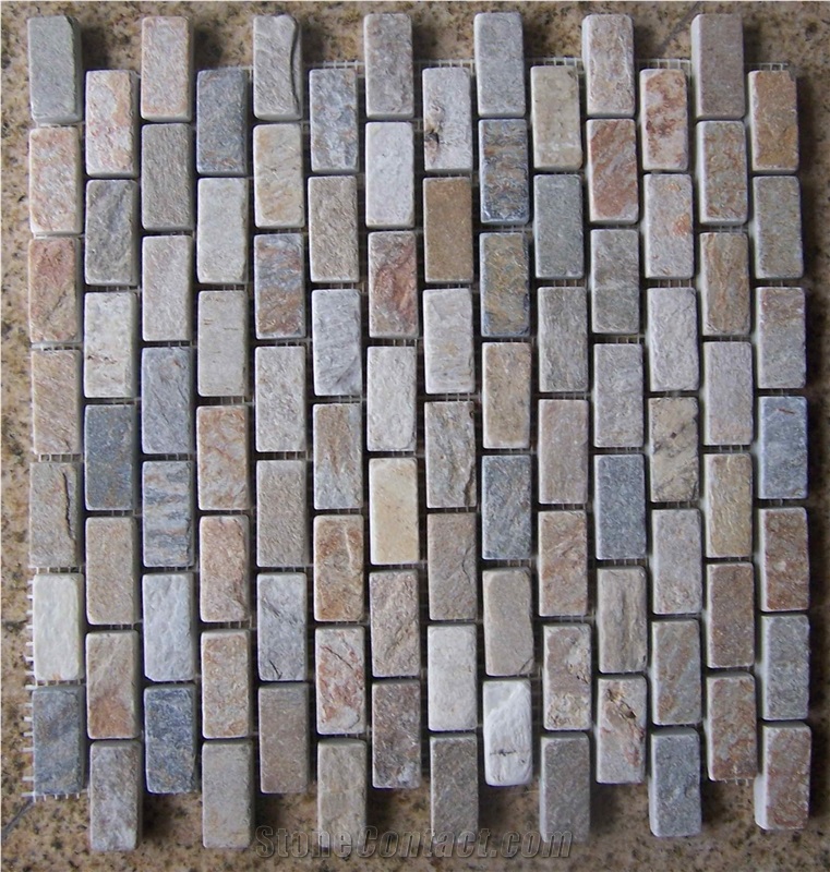 Multicolor Slate Mosaic,Mosaic Pattern
