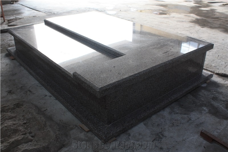 Red G361 Granite Tombstone & Monument,Wulian Flower Granite Tombstone