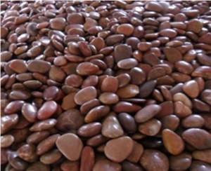 Red River Stone,Polished Pebbles,Red Pebble Stone