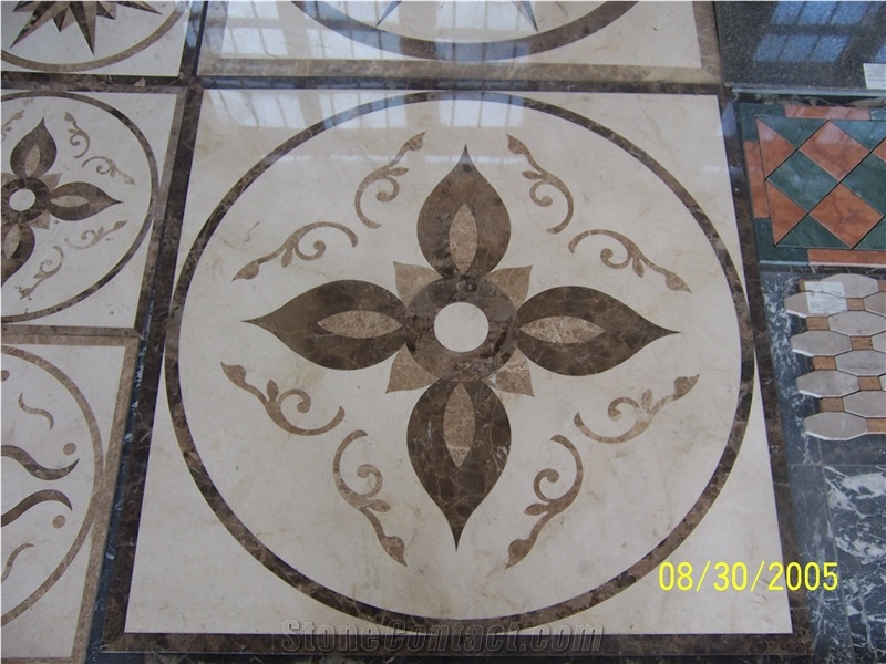 Square Medallions(Wm04),Marble Waterjet Medallions