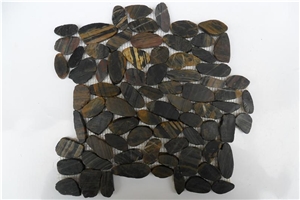 Stripe Flat-Split Pebble Tile,Mesh Pebble,Mixed Pebble Tile Stripe Flat-Split Pebble Tile,Mesh Pebble,Mixed Pebble Tile