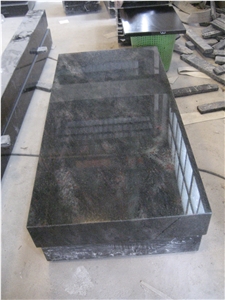 Tropical Green Granite Gravestone & Headstone,American Style Monument