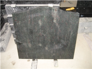 Tropical Green Granite Gravestone & Headstone,American Style Monument