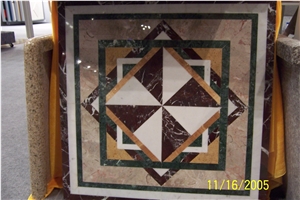 Waterjet Square Medallion(Wm09),Marble Waterjet Medallions Waterjet Square Medallion(Wm09),Marble Waterjet Medallions