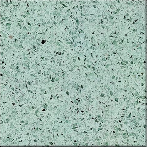 Sea Blue Manmade Quartz Artificial Quartz Big Slab, Half Slab, Tiles, Cut to Size, Zs-210/Starlight Sea