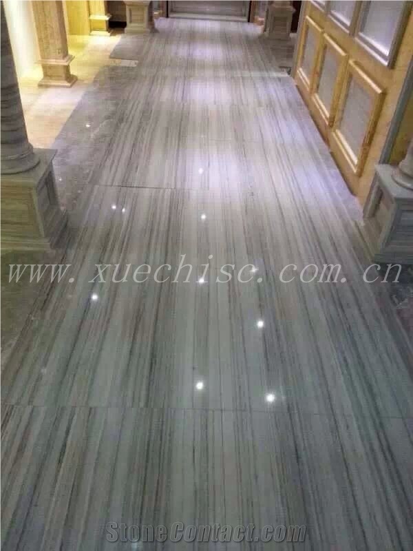 China Wood Grain Marble Stairs Manufacturer from Yunfu