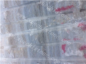 Crystal Wood Grain Marble Block, China White Marble