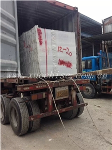 Crystal Wood Grain Marble Stone Blocks, China White Marble
