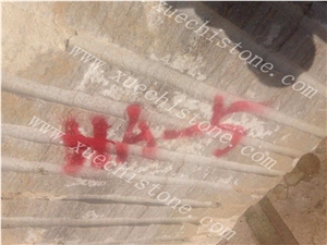 Crystal Wood Grain White Marble Block Crystal Wood Grain White Marble Block
