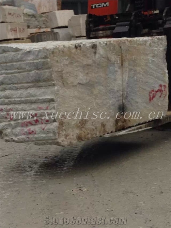 Natural Wooden Marble Block Orgin Of China, Crystal Wood Grain Marble Block