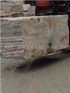 Natural Wooden Marble Block Orgin Of China, Crystal Wood Grain Marble Block