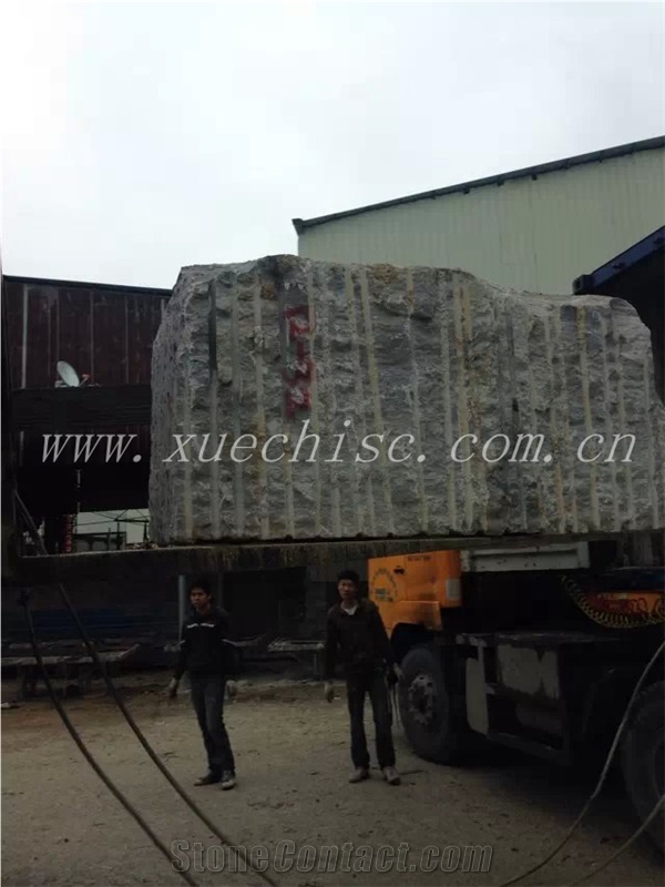 New Type Wood Grain Marble Blocks, Crystal Wood Grain Marble Block