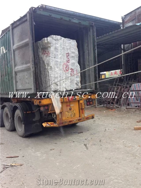 New Type Wood Marble Block Of Factory Price, Crystal Wood Grain Marble Block