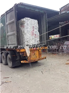 New Type Wood Marble Block Of Factory Price, Crystal Wood Grain Marble Block