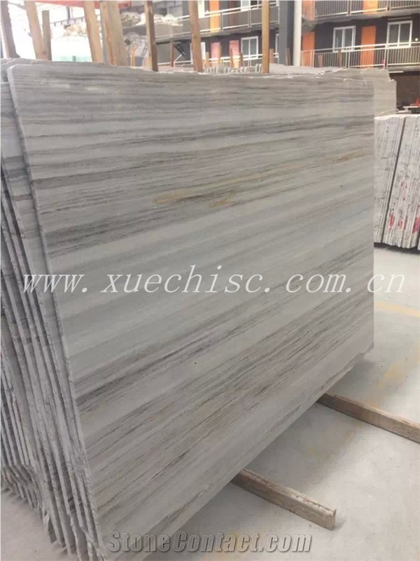 New Type Wood Marble Block Of Factory Price, Crystal Wood Grain Marble Block
