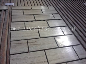 New Type Wood Marble Block Of Factory Price, Crystal Wood Grain Marble Block