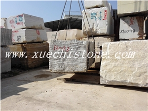 White Marble Block,Crystal Wood Grain Stone