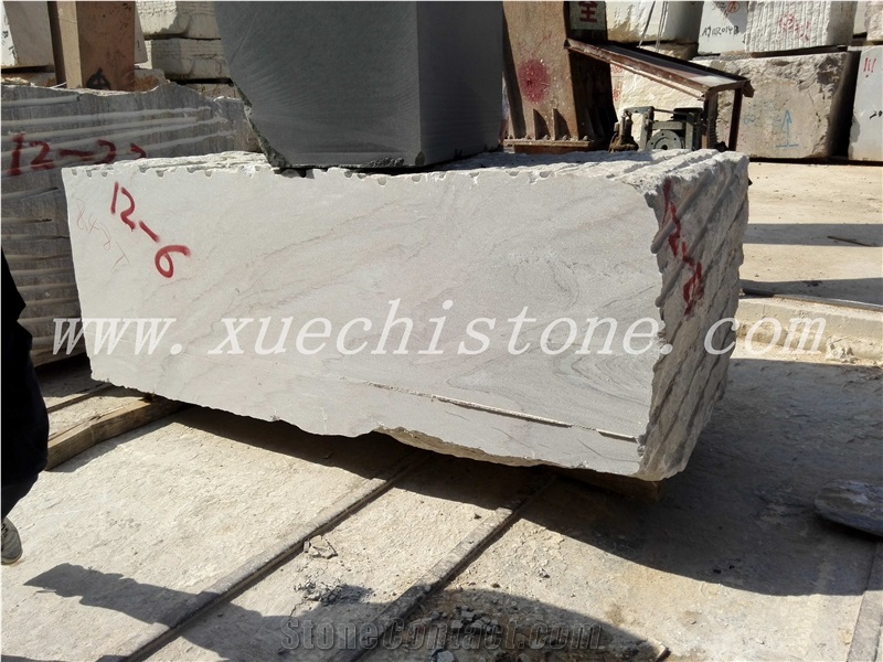 White Wooden Blocks, Crystal Wood Grain Marble Block