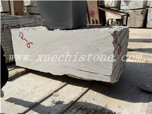 White Wooden Blocks, Crystal Wood Grain Marble Block