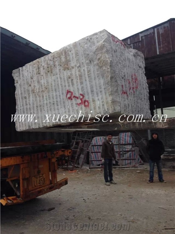 Wood Grain Natural Marble Blocks, Crystal Wood Grain Marble Block