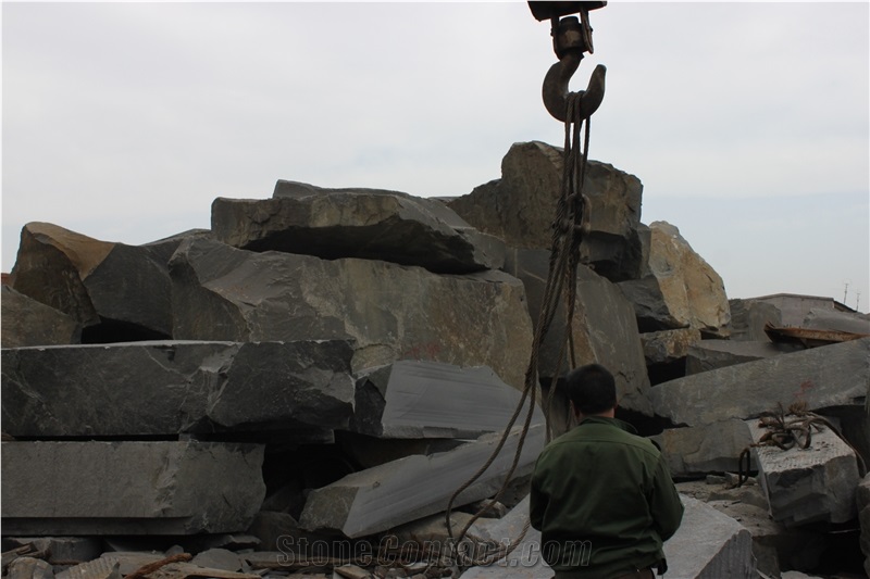 China Black Granite, Shanxi Black Granite, Absolute Black Granite Block