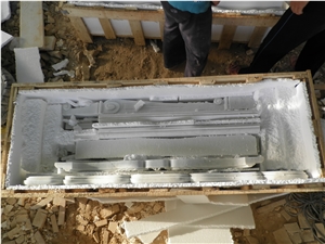 Jade White Marble Fireplace Surround Hearth Hand Carved