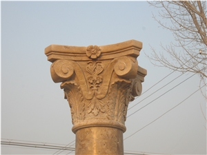 Solid Travertine Column Wcl-14
