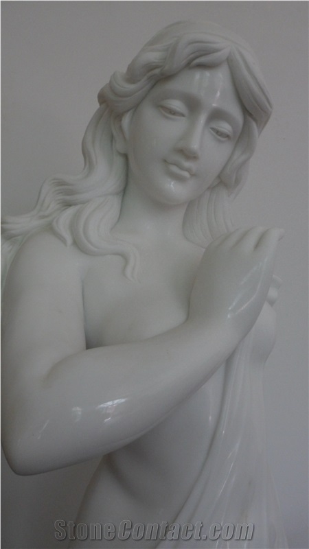 White Jade Marble Statue