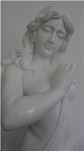 White Jade Marble Statue