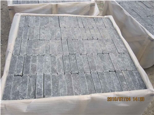 China Blue Limestone Tumbled Pavers