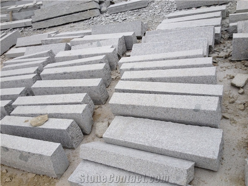 G341 Granite Kerb Stone Light Grey Color