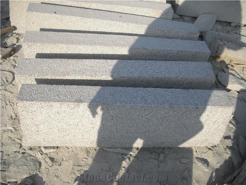 G341 Granite Kerbstone,Bush Hammered Kerbstone