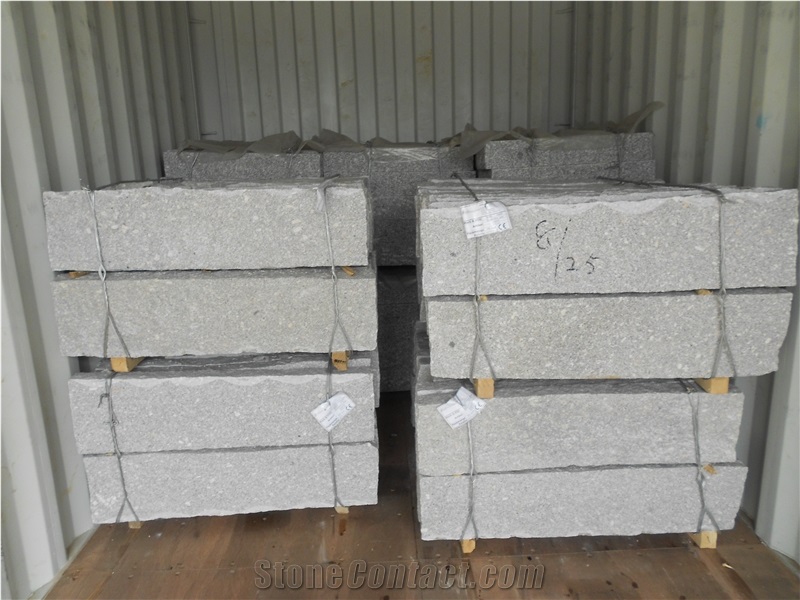G341 Granite Kerbstone Hand-Made with Chamfer