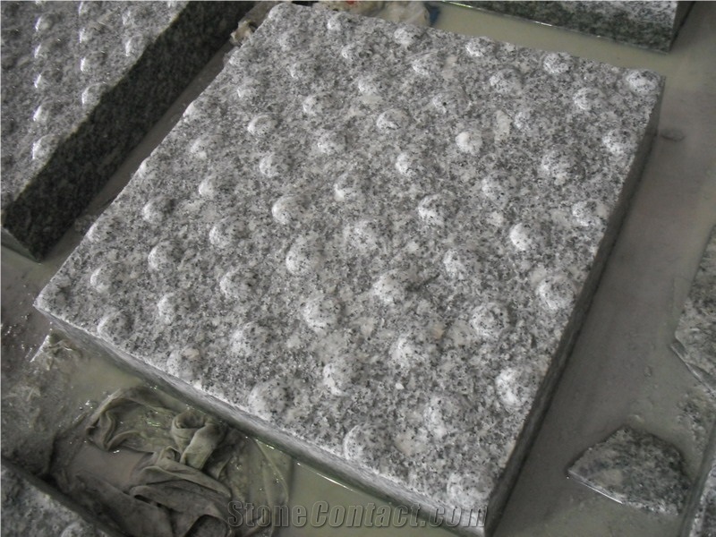 G341 Granite Tiles with Tactile, China Grey Granite