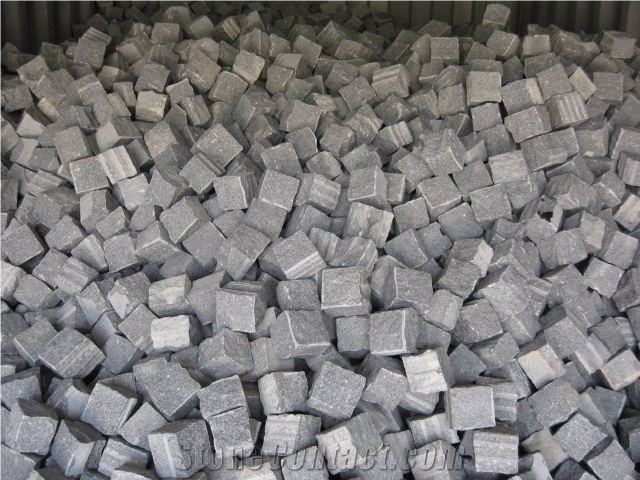 G341 Grey Granite Cube Stone & Pavers