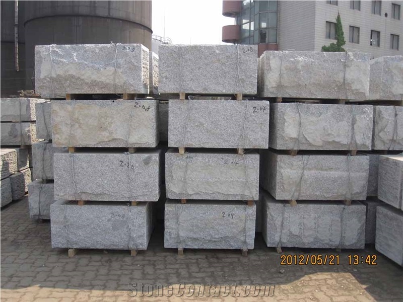 G341 Grey Granite Mushroom Walling Stone