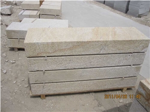 G350 Granite Bush Hammered Block Steps