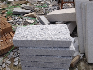 G359 White Grey Granite Pavers Pineappled