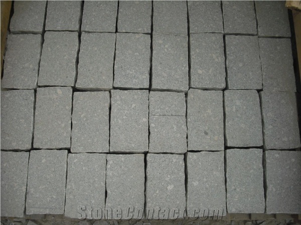 G375 Flamed Paving Cubes, G375 Granite Cube Stone & Pavers