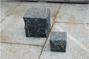 G399 Dark Grey Granite Paving Cubes