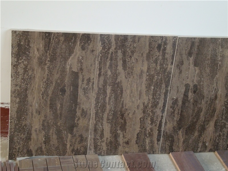 Golden Beach Limestone Paving Tiles, China Brown Limestone