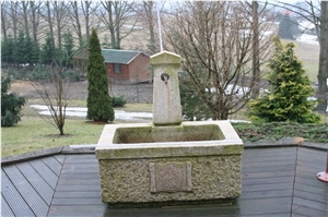 Granite Fountains Garden, G341 Grey Granite Fountain
