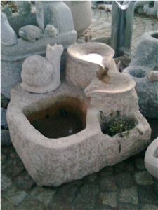 Granite Fountains Garden, G341 Grey Granite Fountain