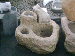 Granite Fountains Garden, G341 Grey Granite Fountain
