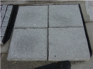 Light Grey Flamed Pavers,, G341 Grey Granite Cube Stone & Pavers