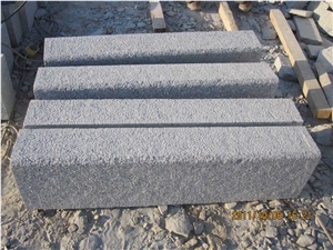 Light Grey Kerbs Finely Bushhammered,G341 Granite Kerbs