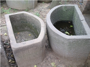 Old Troughs, Blue Sandstone Relief & Etching
